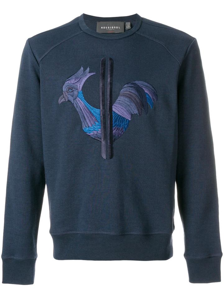 Rossignol Embroidered Chicken Sweatshirt - Blue