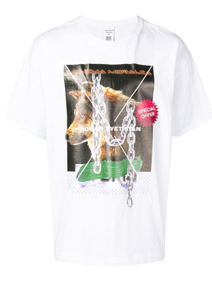 Tigran Avetysian Logo Print T-shirt - White