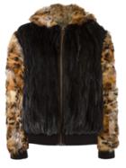 Mr & Mrs Italy Short Zipped Coat - Black