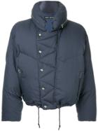Issey Miyake Vintage Cropped Puffer Jacket - Blue