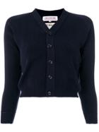 Comme Des Garçons Girl Cropped Fitted Cardigan - Blue