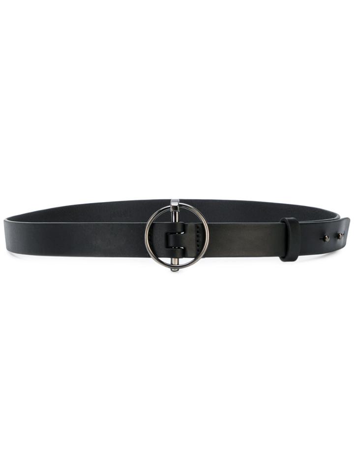 Oamc Circle Buckle Belt - Black