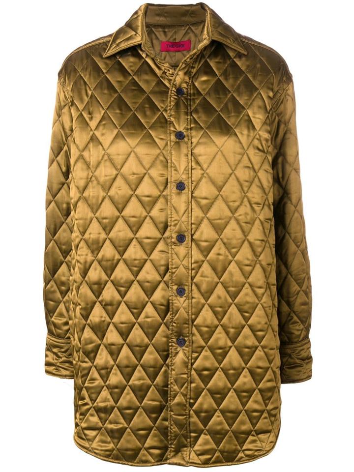 The Gigi Zoe Quilted Jacket - Green