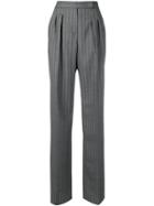 Max Mara Pinstripe Tailored Trousers - Grey