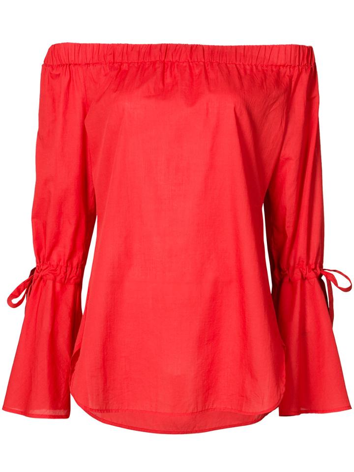 Lareida Off Shoulder Top - Red
