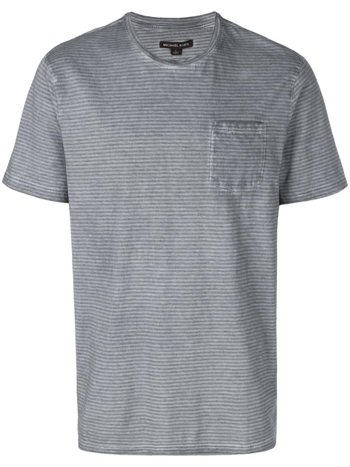 Michael Kors Collection Striped T-shirt - Grey