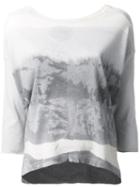 Raquel Allegra Tie-dye T-shirt, Women's, Size: 1, Grey, Cotton/polyester