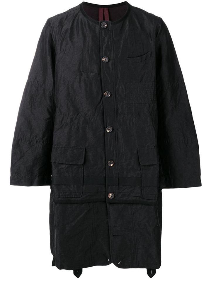 Ziggy Chen Structured Coat - Black