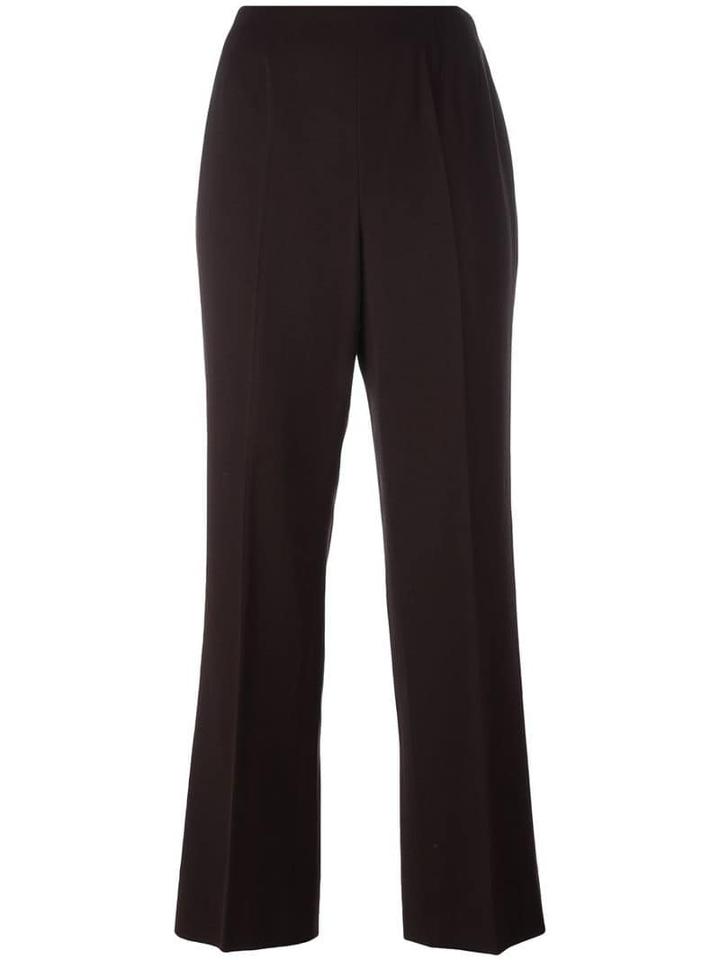 Chanel Pre-owned Cropped Tailored Trousers - Brown
