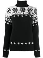 Loewe Snowflake Turtleneck Sweater - Black