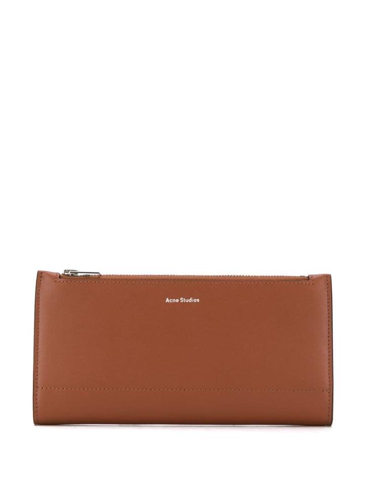 Acne Studios Bifold Continental Wallet - Brown
