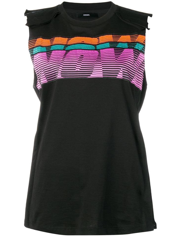 Diesel Oversized 'now' Tank Top - Black