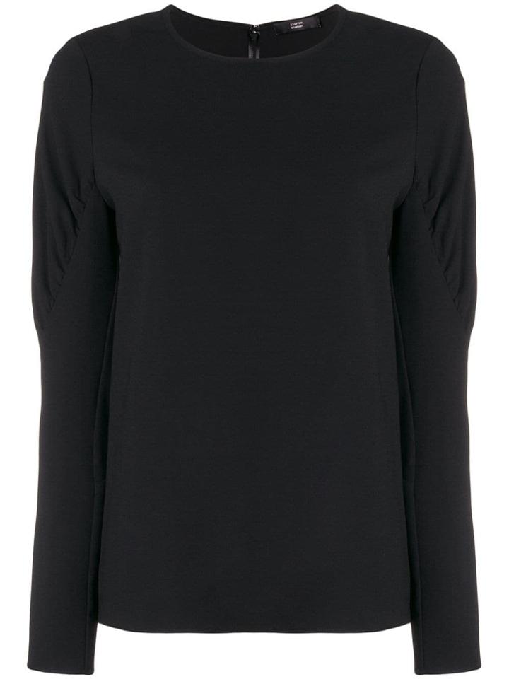 Steffen Schraut Puffy Sleeve Blouse - Black