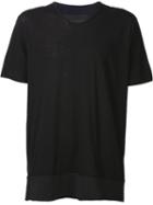Ziggy Chen Contrast Trim T-shirt