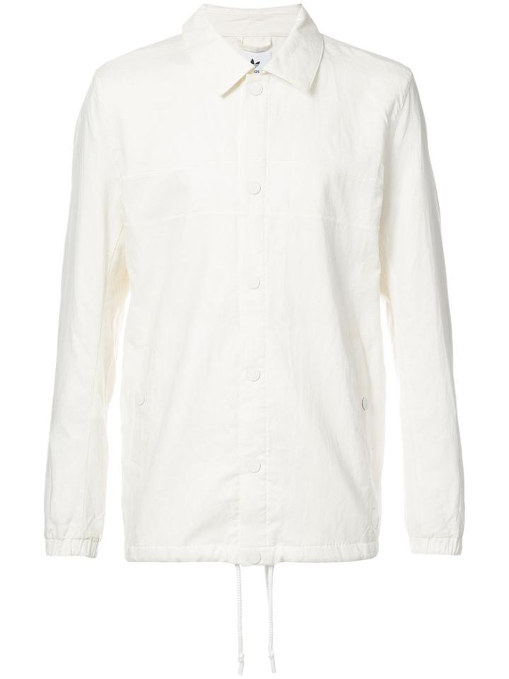 Adidas X Wings + Horns - Drawstring Hem Shirt Jacket - Men - Cotton - M, White, Cotton