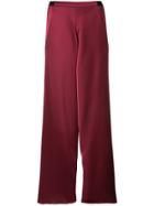 Christopher Esber Bias Contrast Waistband Trousers - Red