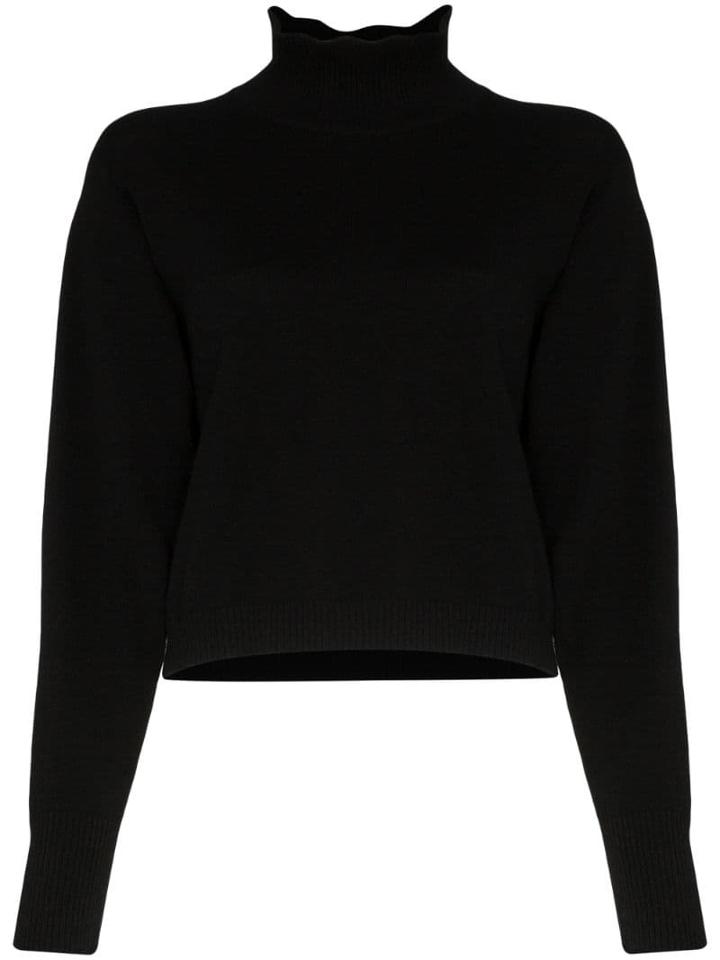 Le Kasha Vail Turtleneck Cashmere Sweater - Black