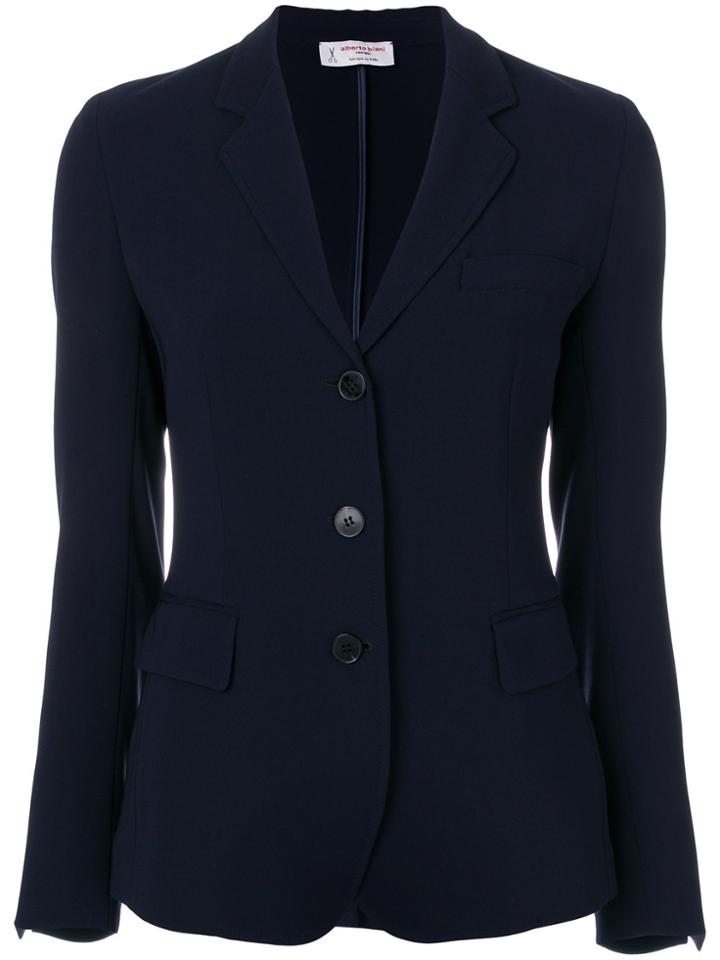 Alberto Biani Fitted Blazer - Blue