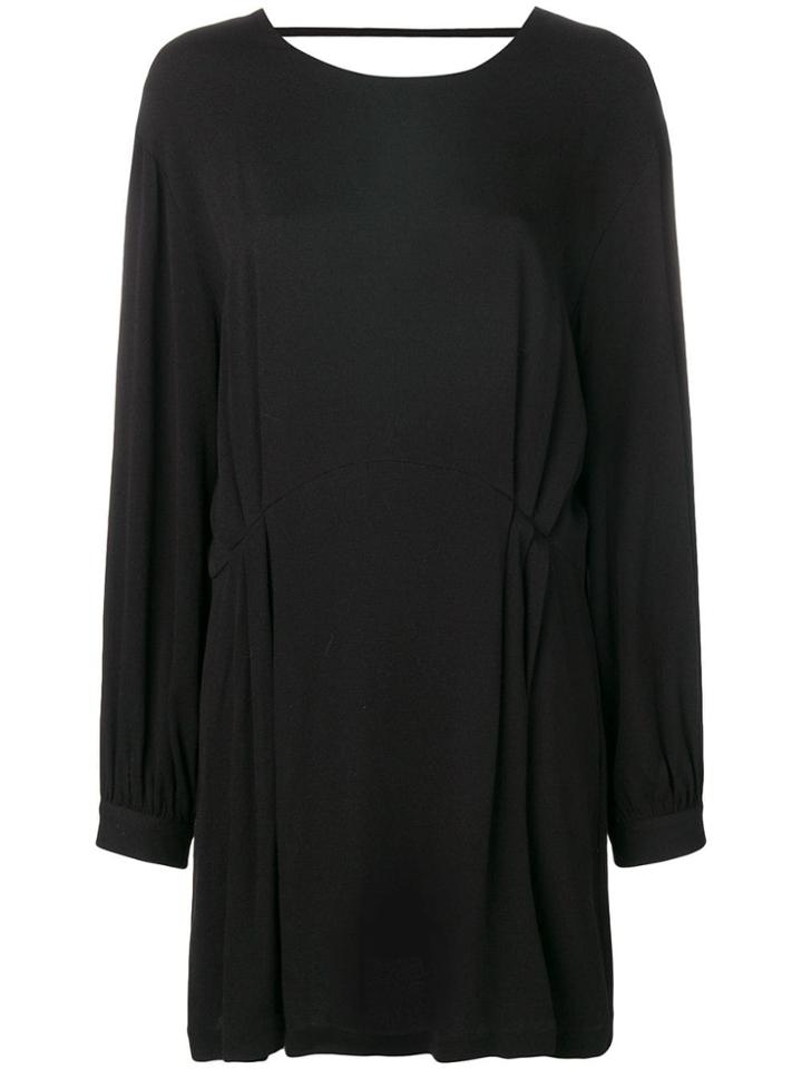 Iro Broken Open Back Dress - Black
