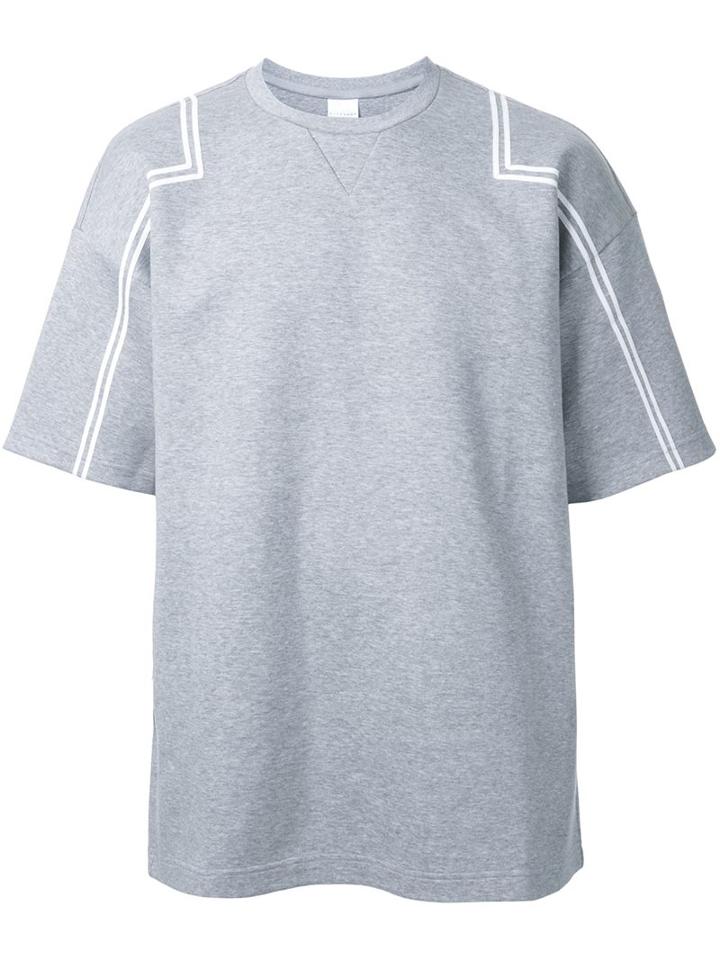 Cityshop 'line' T-shirt, Men's, Grey, Cotton/polyester