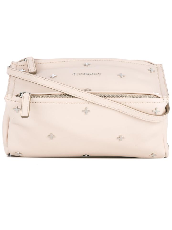 Givenchy - Pandora Embellished Bag - Women - Calf Leather - One Size, Pink/purple, Calf Leather