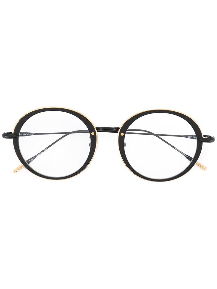 Frency & Mercury Favorite Breakfast Glasses, Black, Titanium