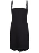 Musée Rear Zip Mini Dress