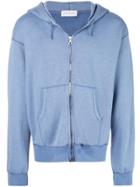 John Elliott Hooded Zip-up Jacket - Blue