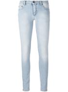 Off-white Skinny Fit Jeans, Women's, Size: 29, Blue, Cotton/spandex/elastane