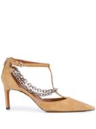 Altuzarra Chandi T-strap Pumps - Neutrals