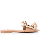 See By Chloé Ruffle Flower Sandals - Neutrals