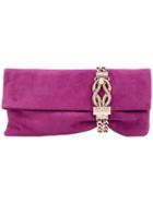 Jimmy Choo Chandra Clutch - Pink & Purple
