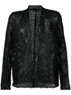 Salvatore Santoro - Embroidered Jacket - Women - Leather - 46, Black, Leather