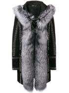 Philipp Plein Amazing Fur Coat - Black