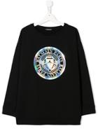 Balmain Kids Logo Patch Sweatshirt - Black