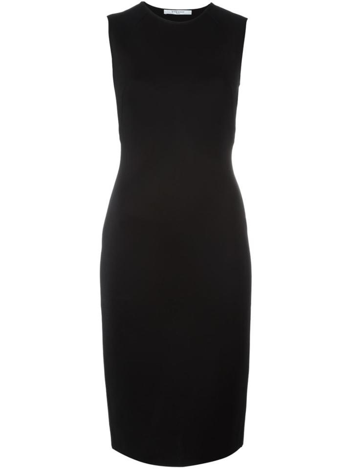 Givenchy Lace Detail Shift Dress, Women's, Size: Large, Black, Viscose/polyamide/spandex/elastane