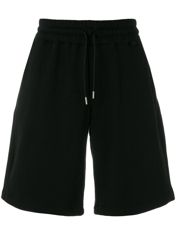 Nycole Drawstring-waist Shorts - Black