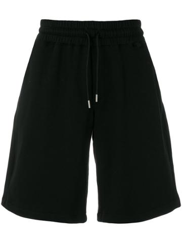 Nycole Drawstring-waist Shorts - Black