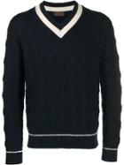 Altea V-neck Jumper - Blue