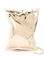 Anya Hindmarch - 'crisp Packet' Clutch - Women - Brass - One Size, Yellow/orange, Brass