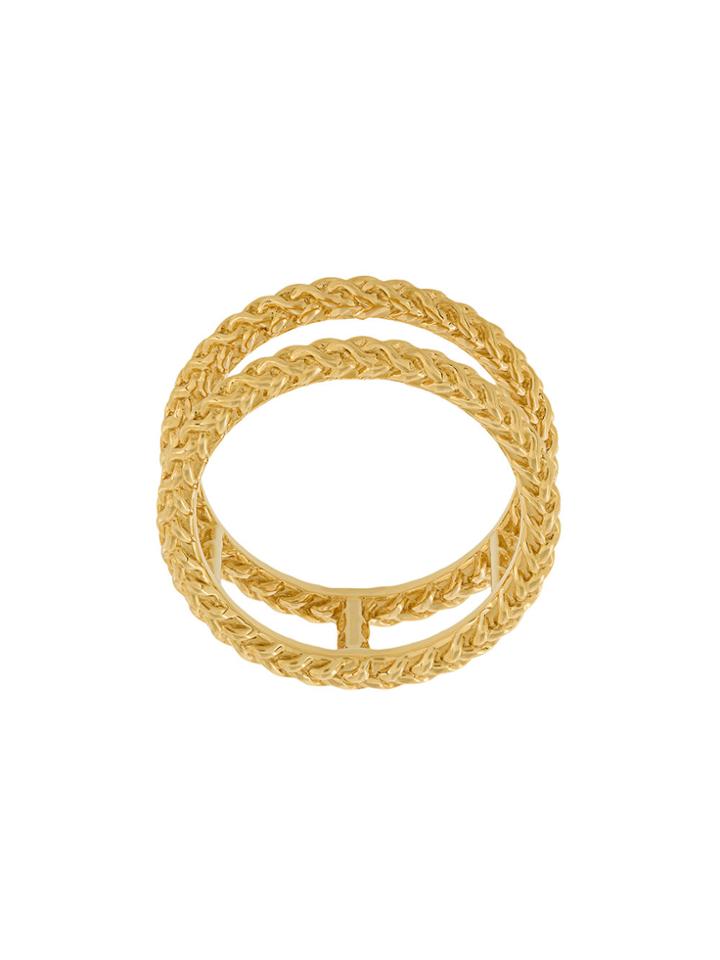 Astley Clarke Double Spiga Stilla Ring - Metallic