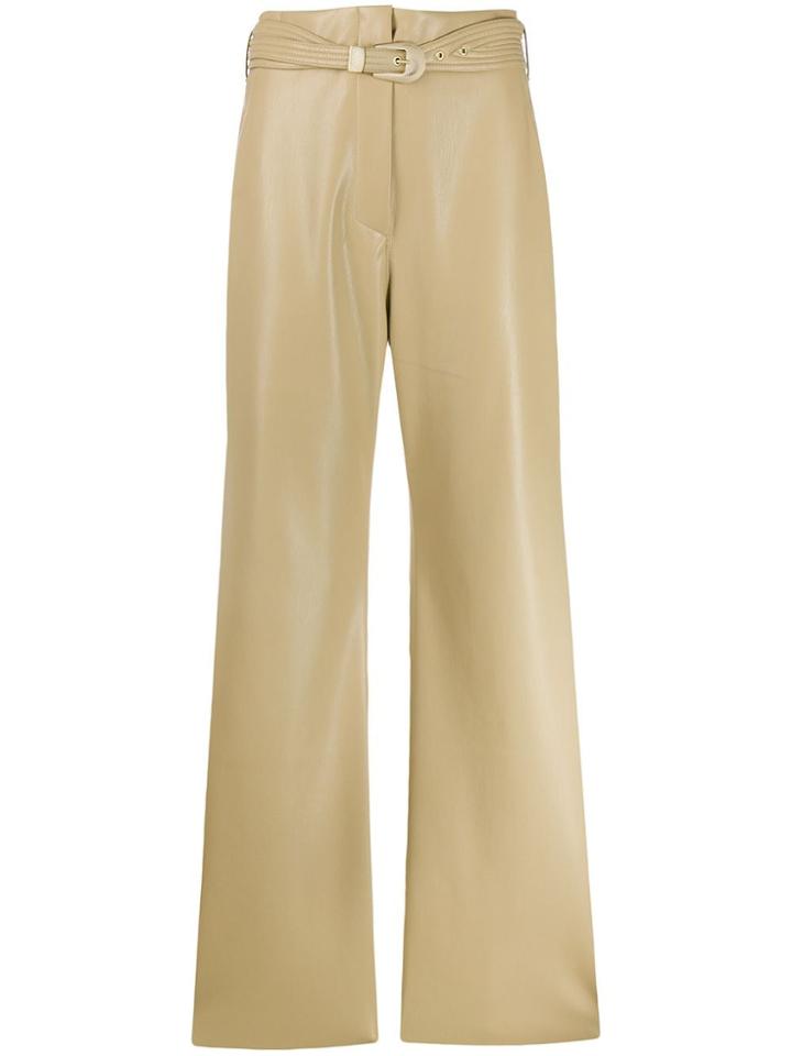 Nanushka Kisa Textured Trousers - Neutrals