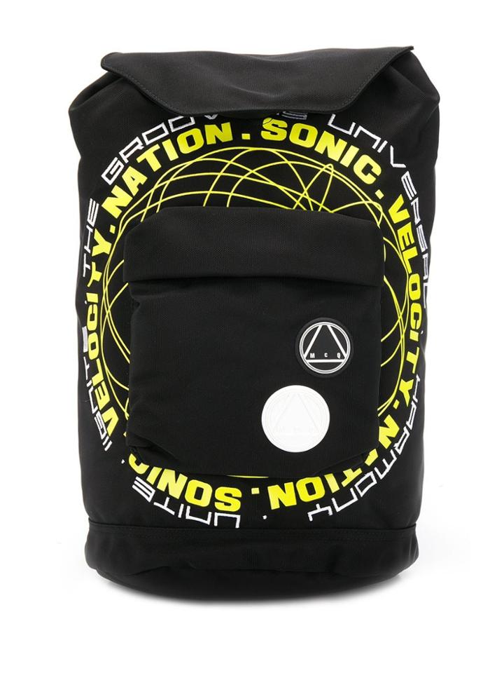 Mcq Alexander Mcqueen Velocity Nation Backpack - Black