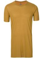 Rick Owens Longline Fitted T-shirt - Yellow & Orange