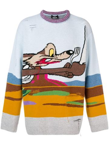 Calvin Klein 205w39nyc X Looney Tunes Coyote Sweater - Blue