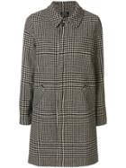 A.p.c. Houndstooth Checked Coat - Nude & Neutrals