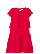 Armani Junior Short Sleeve Dress - Pink & Purple