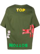 Walter Van Beirendonck Top/bottom T-shirt - Green