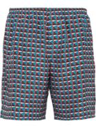 Prada Printed Silk Swim Trunks - Multicolour