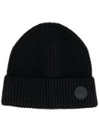 Dsquared2 - Ribbed Beanie Hat - Men - Wool - One Size, Black, Wool